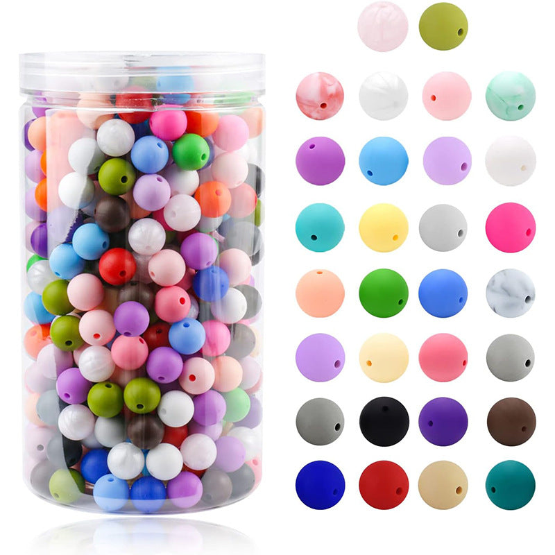 Wholesale 30Boxes Silicone Mixed Colors diy Beads